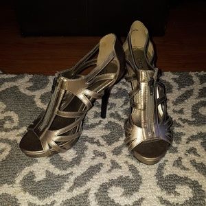 Silver heels